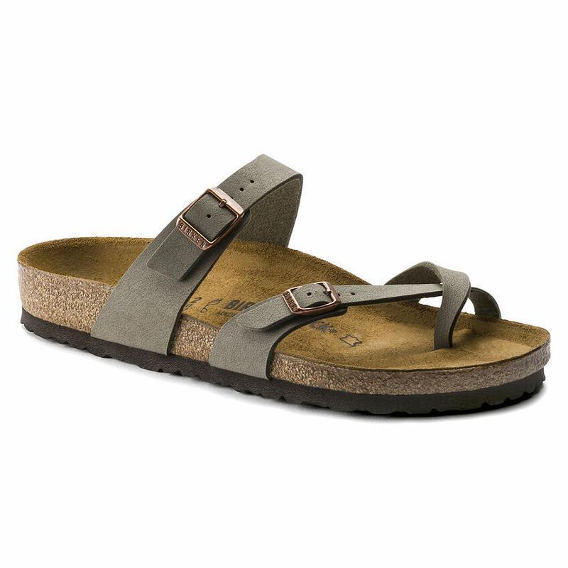 Birkenstock Birkibuc Mayari Dame Grå | DK 406VRW